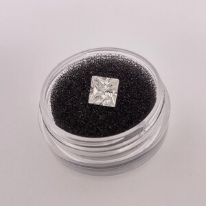 Certified Princess Cut Loose Moissanite Diamond - Pick Stone Size