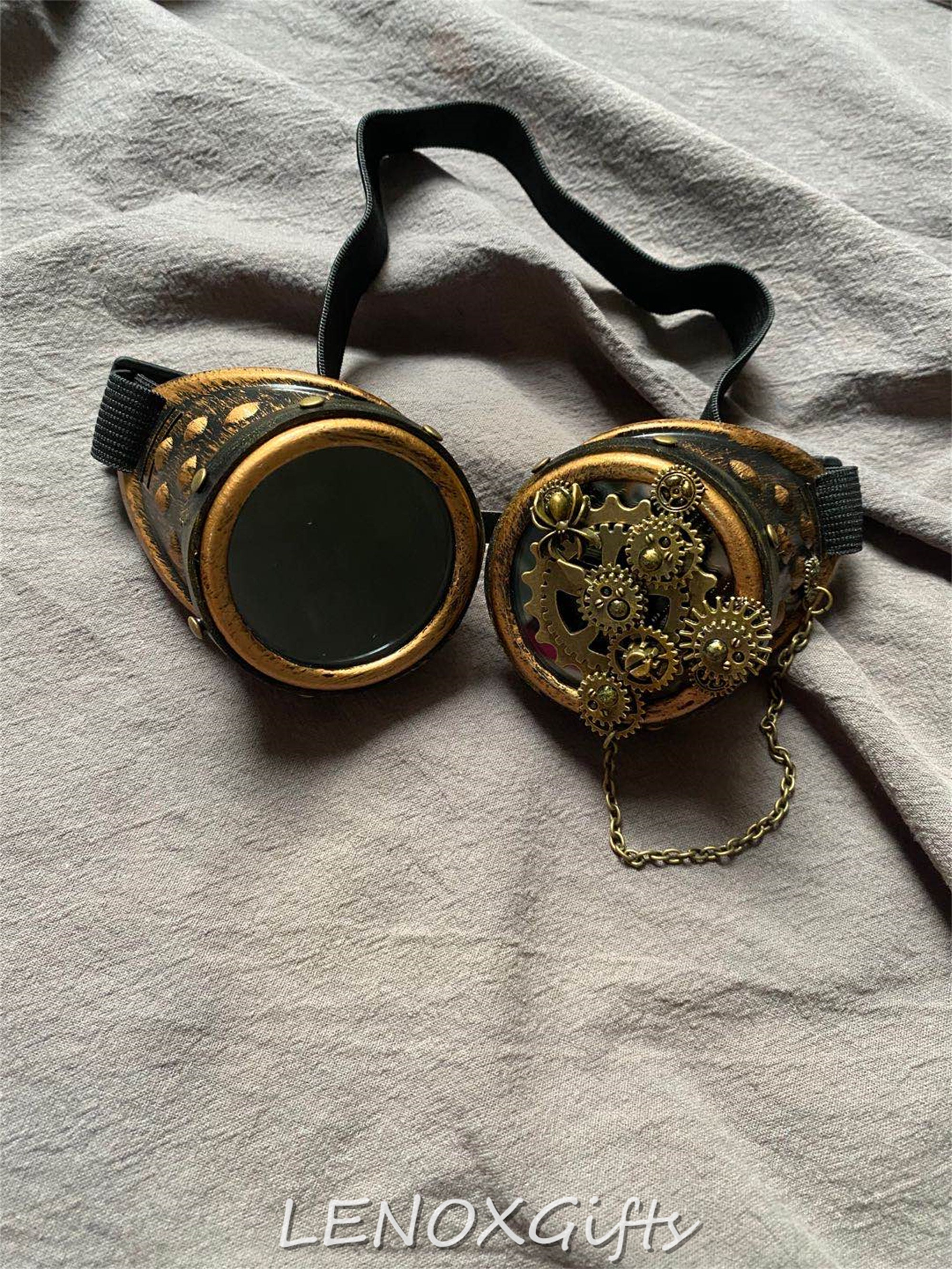 ILLUSION Cosplay Steampunk Goggles Decorative Goggles Halloween Party
