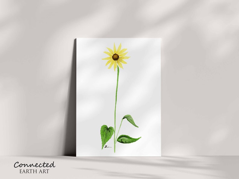 PRINTABLE GREETING CARDS, 3.5x5, 5x7, Set of 5, Watercolor Floral ...