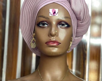 onion color turban gele hat
