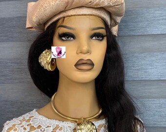 Beige color Zhara hat