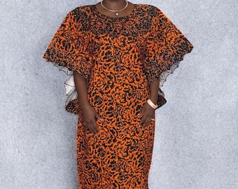 African Ankara Bubu gown