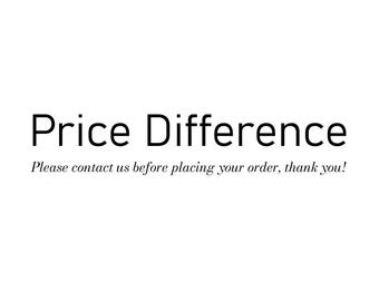 Make up the price difference