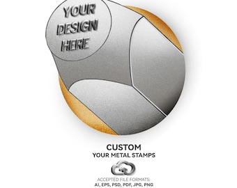 Personalized Metal Stamp: Custom Design Steel Punch for Jewelry