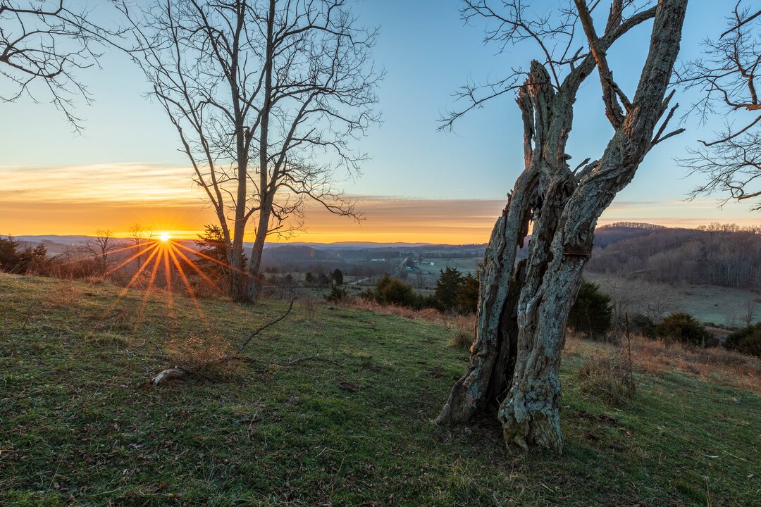 Sunrise Over the Greenbrier Valley, 8x12 Print W/ 12x16 Mat Etsy