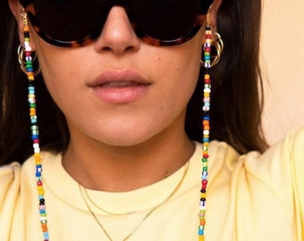 Fun, Cool and Trendy Hippie  Beaded Sunglasses Chain - Keep Your Shades Secure & Stylish