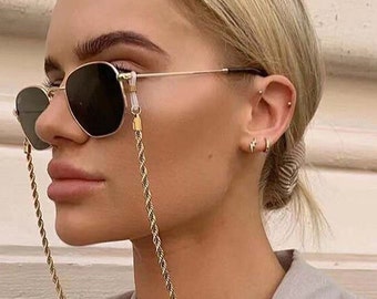 Elegant Gold Sunglasses Chain - Keep Your Shades Safe & Chic