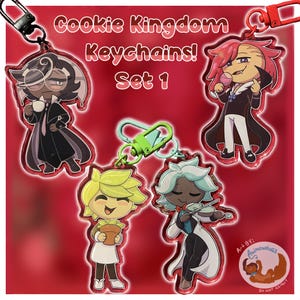 Cookie Kingdom Keychains: Set 1