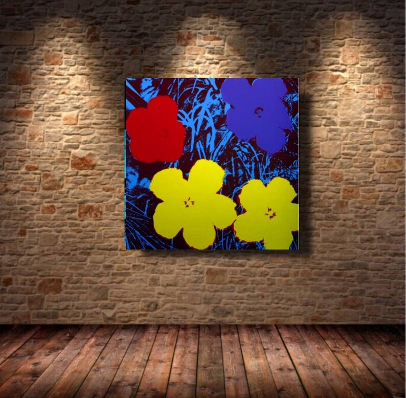 Andy Warholflowers 1970 Original European Etsy