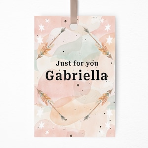 Carte de remerciement, Tag personnalisé,  Cadeau, remerciement, message