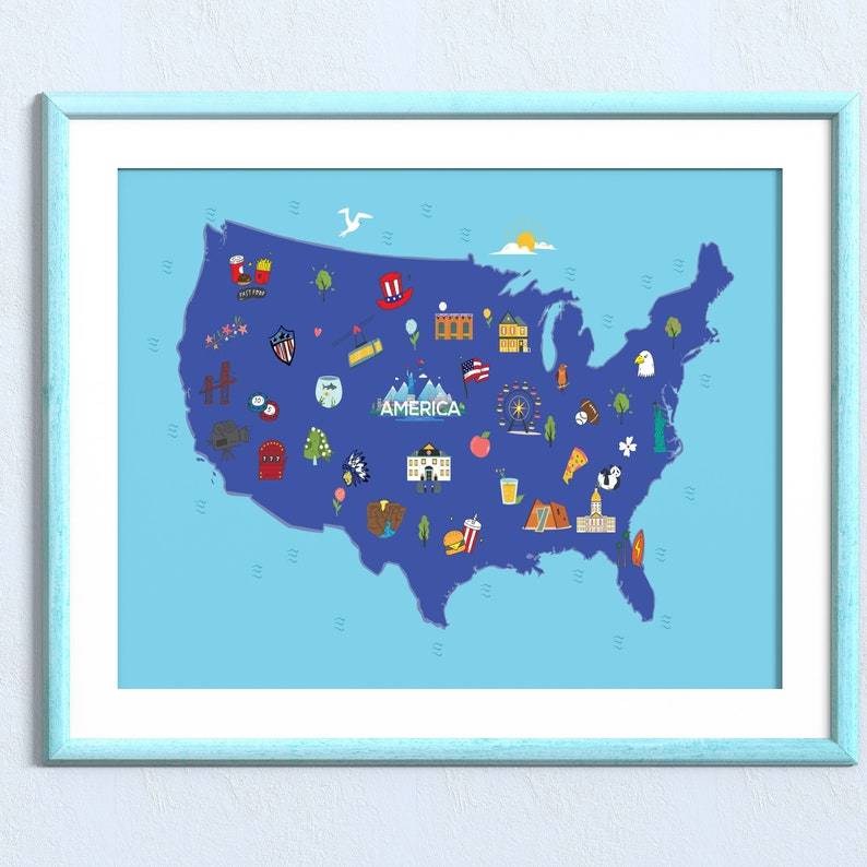 Travel Map Of United States USA Wall Hanging Prints Etsy Australia travel-map-of-united-states-usa-wall-hanging-prints-etsy-australia