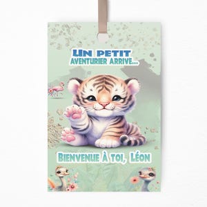 Étiquettes Cadeaux Jungle à Personnaliser | Étiquettes Safari à Imprimer | Texte Modifiable Baby Shower ou Anniversaire