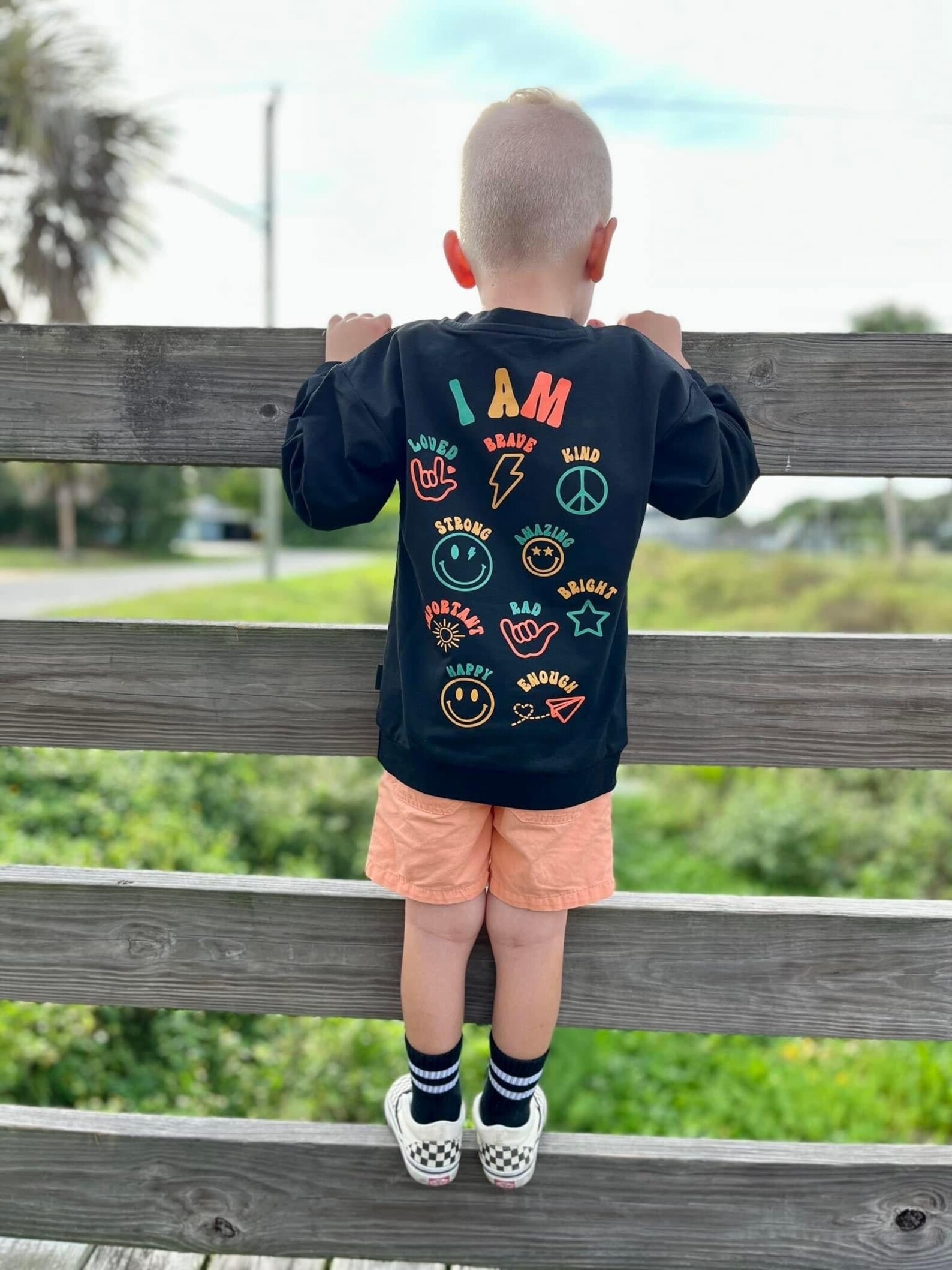Positive Affirmations Youth Crewneck main image 0