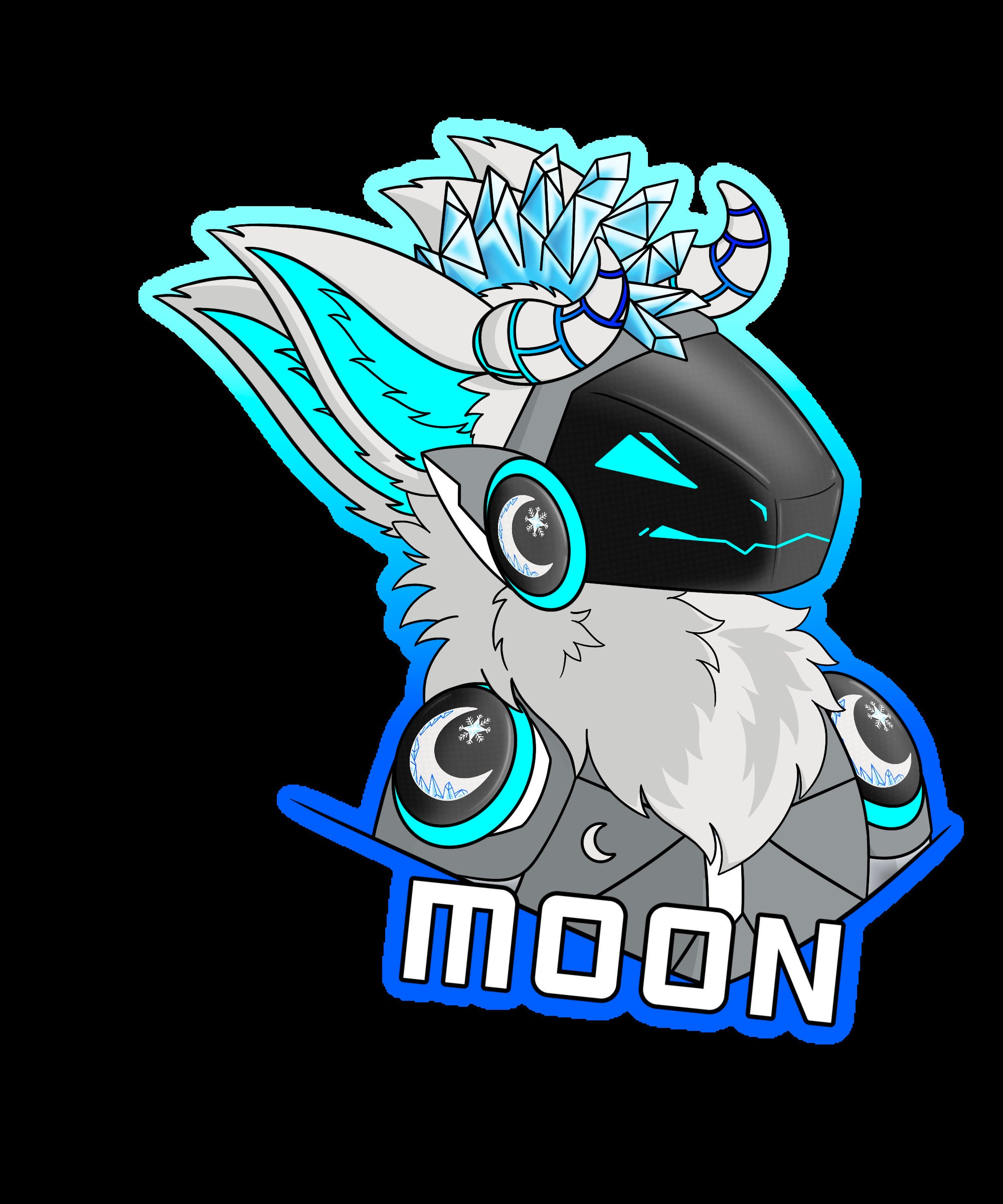 Protogen Icon Outline Protogen Bust Icon Base - Etsy