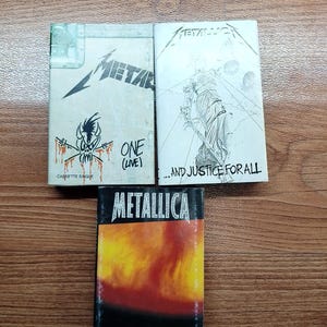 Metallica cassette tapes