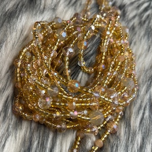 Pot of Gold Crystal waist beads