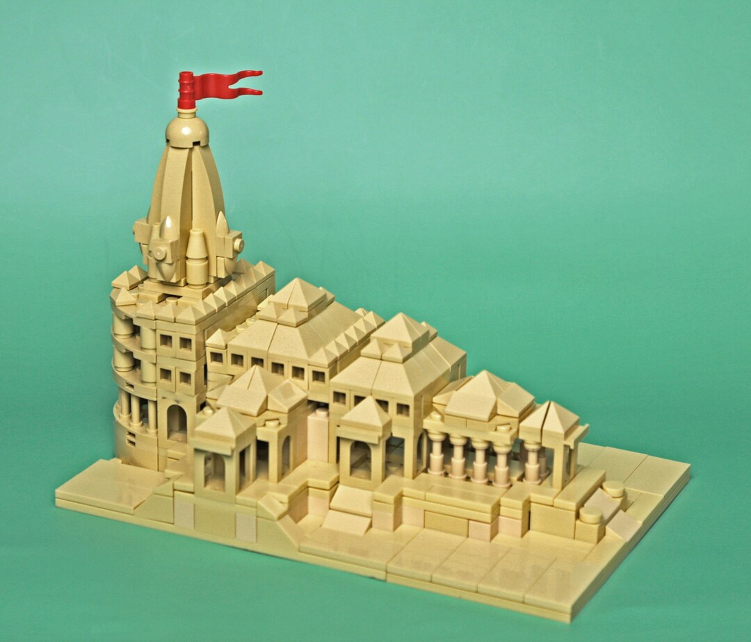 Ram Mandir Ayodhya Building Blocks Set - Etsy