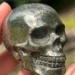 Pyrite Crystal Skull