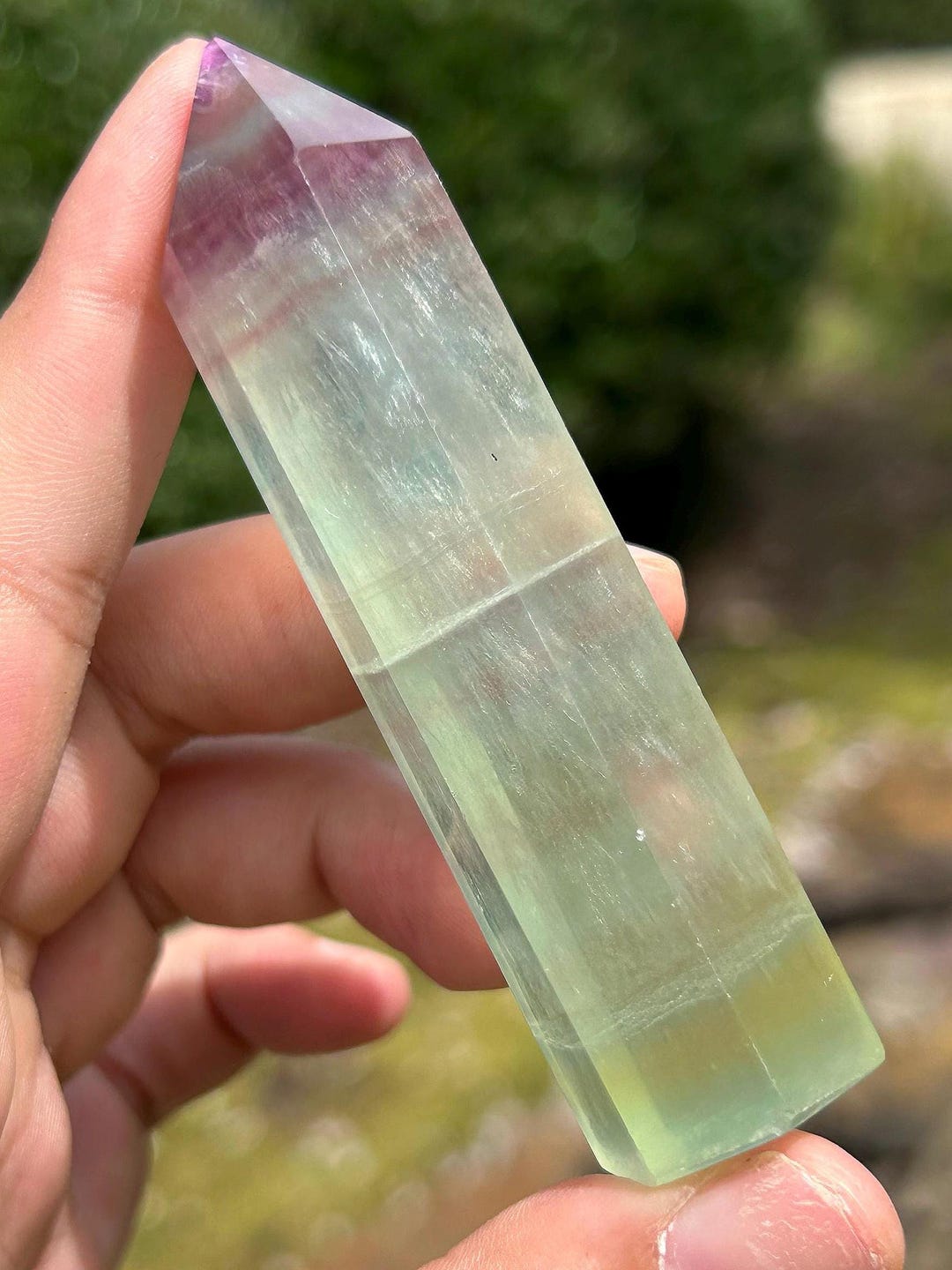 レインボーフローライトタワー – キャンディフローライトクリスタル