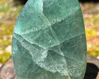 Madagascar Green Fluorite Freeform