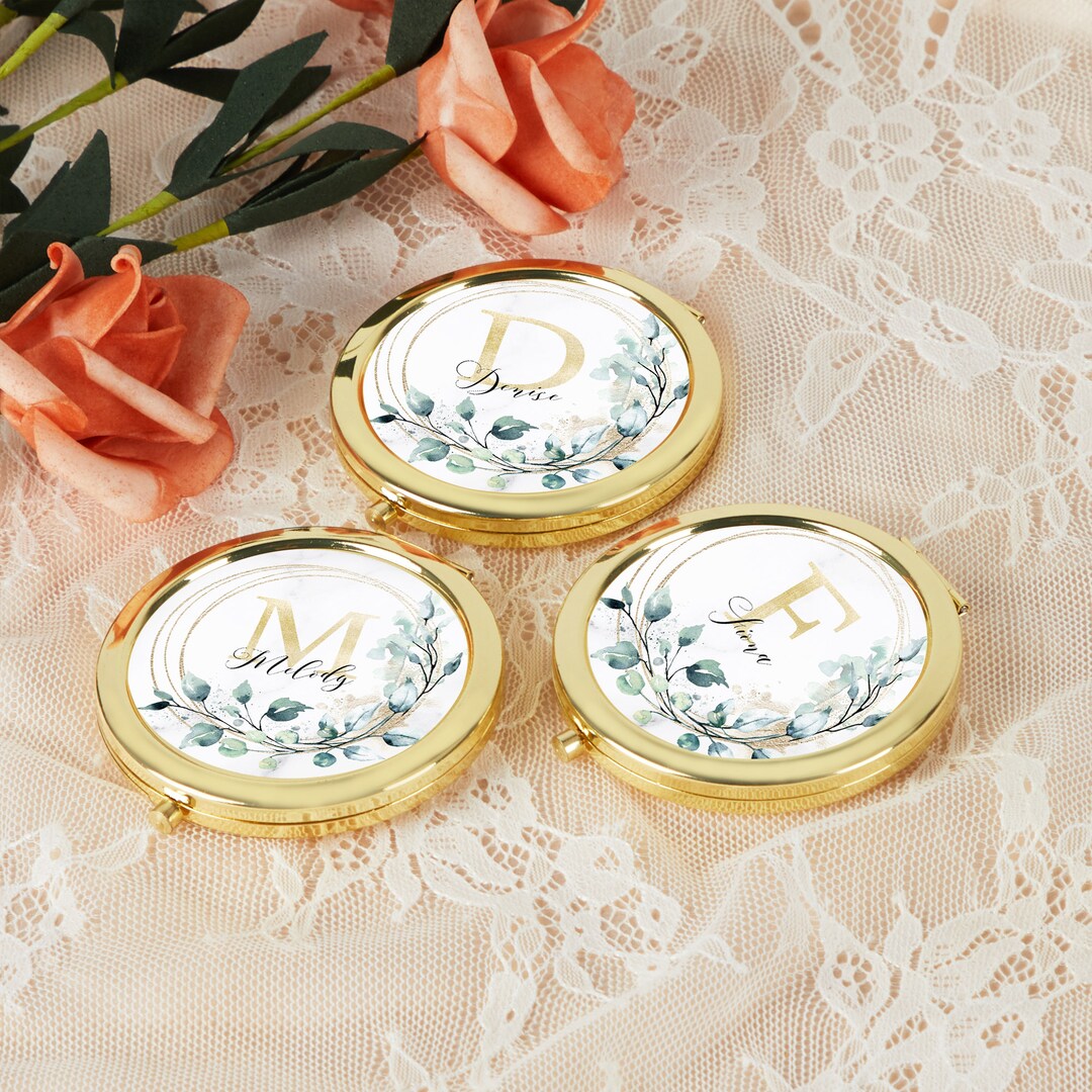 Compact Mirror,wedding Gift,bridesmaid Gift,pocket Mirror,wedding