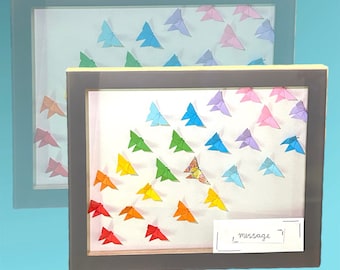 Origami butterfly filled frames
