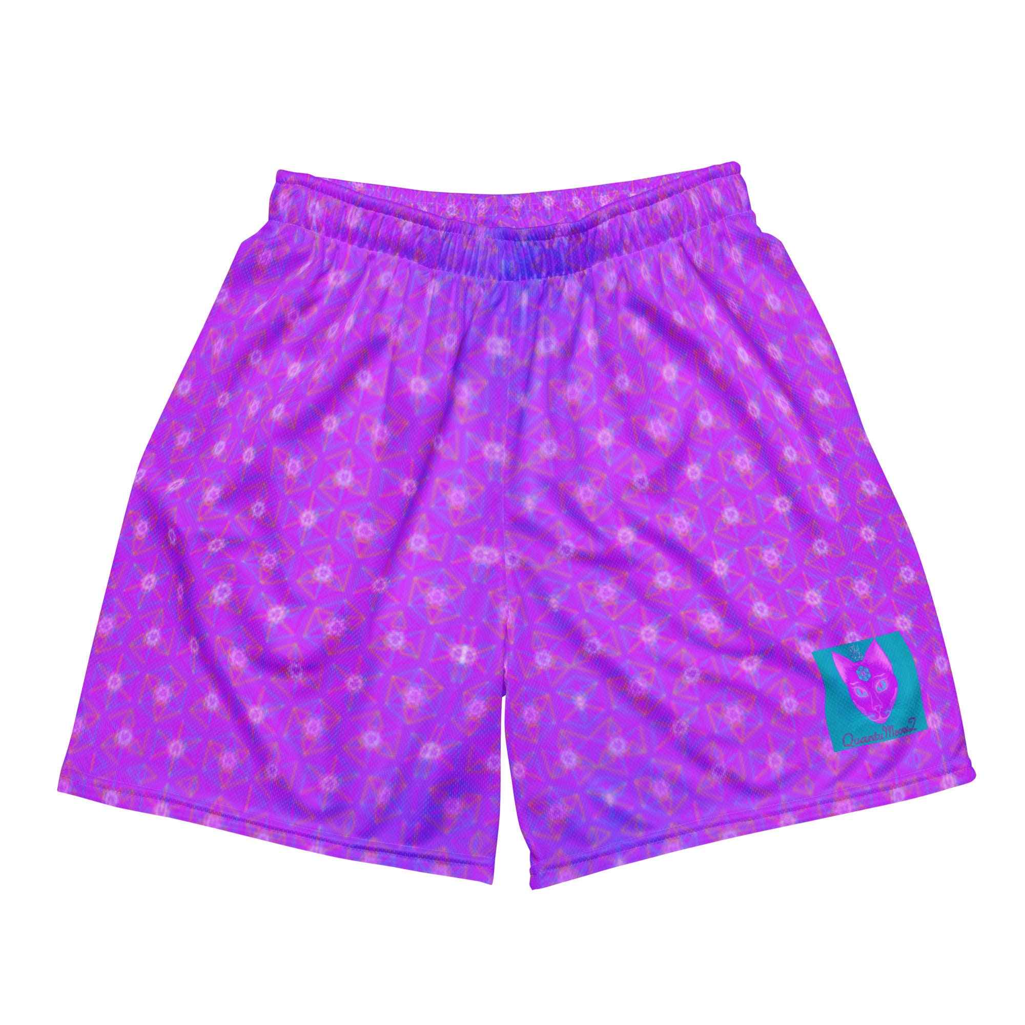 Purple Big Oof Unisex Basketball Shorts Festival Shorts Rave 