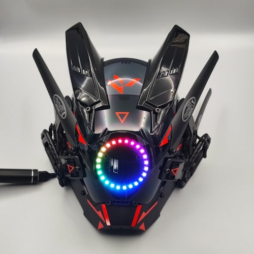 Cyberpunk Cosplay Mask Super Cool Cyber Mask Birthday Gift Etsy