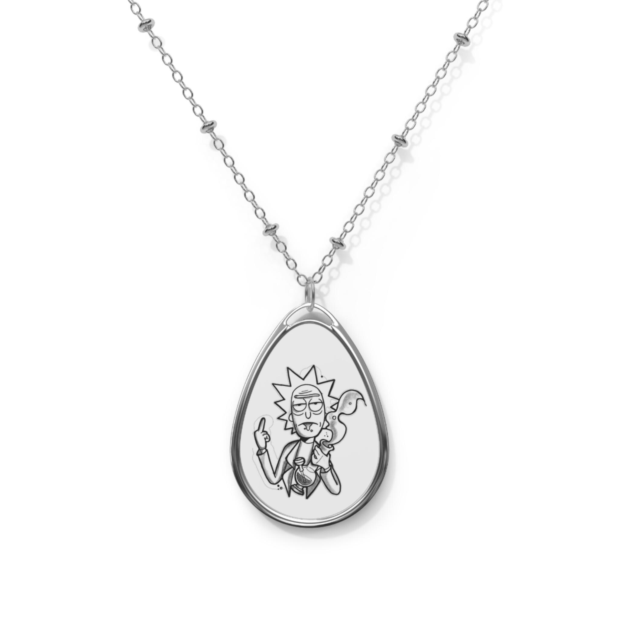 Rick Morty Pendant - Etsy New Zealand