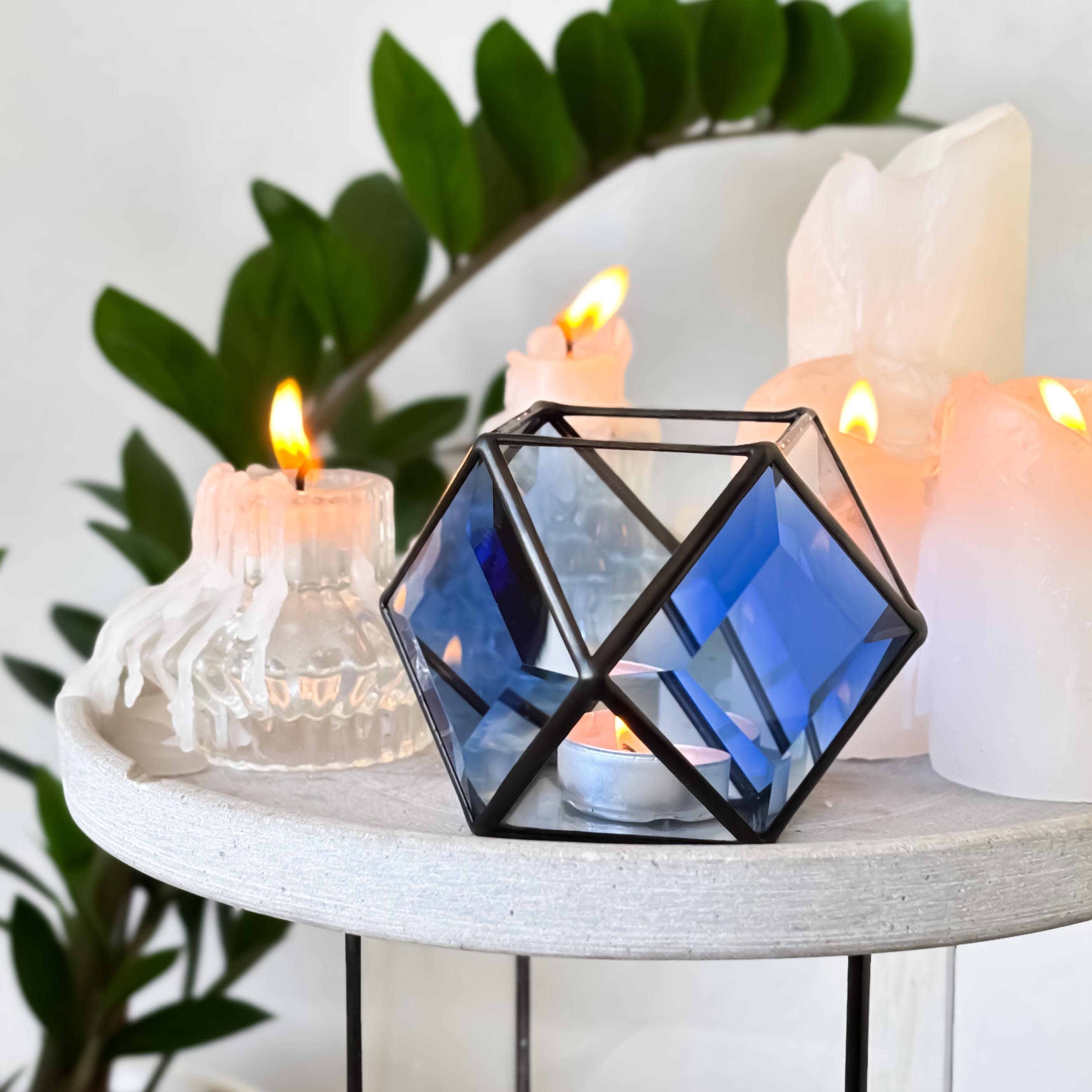 Photophore vitrail - Activités manuelles pour faire vos bougies et savons