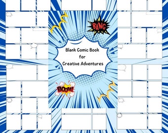 Printable Blank Comic Book Pages - Create Your Own Comics!
