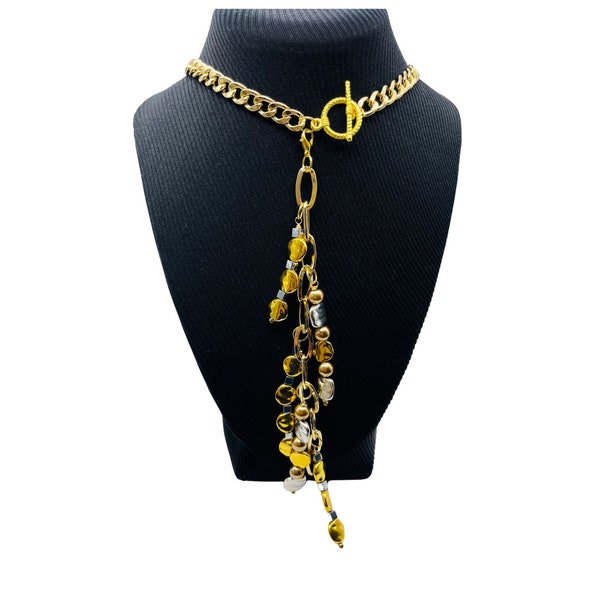 regalo para mamá, cadena de oro, gargantilla nupcial, gargantilla perlas, gargantilla mujer, cadena gruesa, collar plata, cadena de cuentas