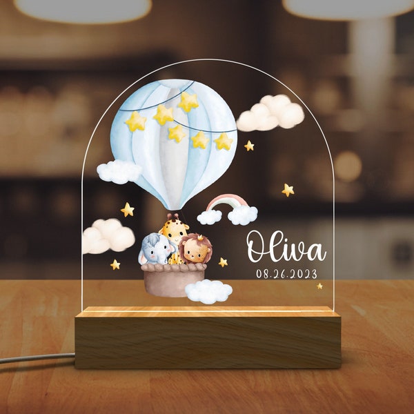 Personalisiertes Namenslicht, personalisiertes Nachtlicht, personalisiertes Baby, Babypartygeschenke, Kleinkindgeschenke, personalisiertes Geschenk für Kinder, individuelles Kindergeschenk