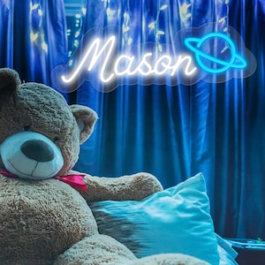 Custom Name Neon Sign, Name Neon Sign, Neon Sign For Kids, Personalized Gifts, Bedroom Decor, Birthday Gifts, Home Decor, Bedroom Neon Sign,