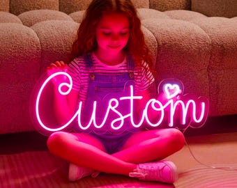 Custom Neon Sign, Neon Signs, Neon sign bedroom, LED Neon Sign, Neon Light,  Wedding Party Sign, Home Decor, Wall Decor, Personalized Gift