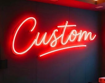 Custom Neon Sign, Personalized LED Neon Light for Bedroom, Home Wall Decor, Wedding Birthday Party Gifts