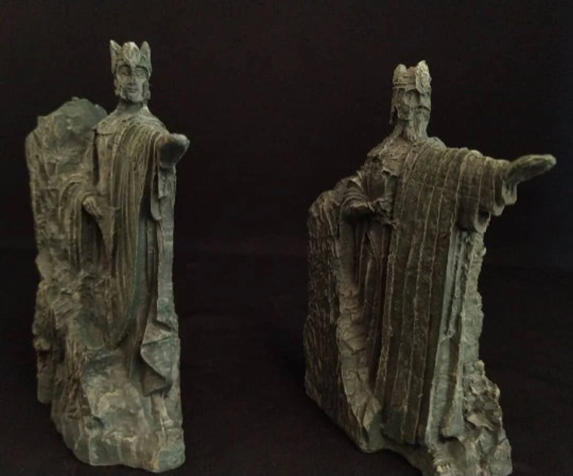 Argonath Statues, Lord of the Rings Argonath Statues, Figure, Art, Decor, Biblo, Creative