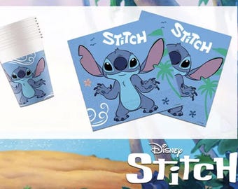 Stitch Tableware & Balloons – Fun Decorations for Children’s Themed Celebration