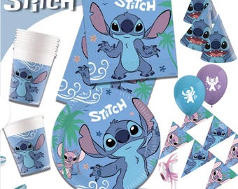 Lilo and Stitch Party Supplies – Balloons, Tableware, and Decorations for Kids' Birthday
