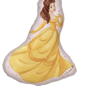 Princess of Disney birthday table ware decorations & Balloons | Ariel Sleeping Beauty Cinderella Snow white Jasmine Cartoon kids birthday Bella 38"