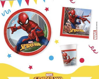 Spiderman Party Supplies: Birthday Tableware, Balloons, Banner