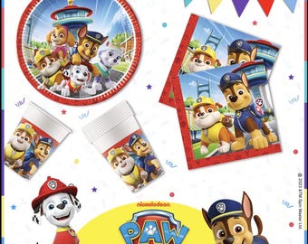 Paw Patrol Birthday Party Supplies: Tableware, Balloons & Decorations
