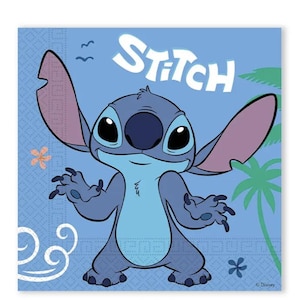 Stitch Party Supplies - Licensed By Procos | Stitch Angel Mylar Balloon, Stitch tableware party kids birthday decoration balloons gifts sets
