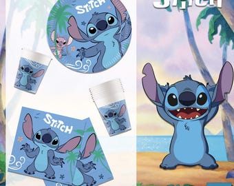 Stitch Celebration Supplies – Procos Tableware, Balloons & Decorations for Kids’ Fun Event