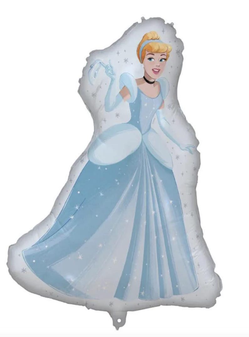 Princess of Disney birthday table ware decorations & Balloons | Ariel Sleeping Beauty Cinderella Snow white Jasmine Cartoon kids birthday Cinderella 38"