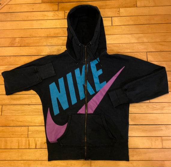 Nike big swoosh zip hoodie sale