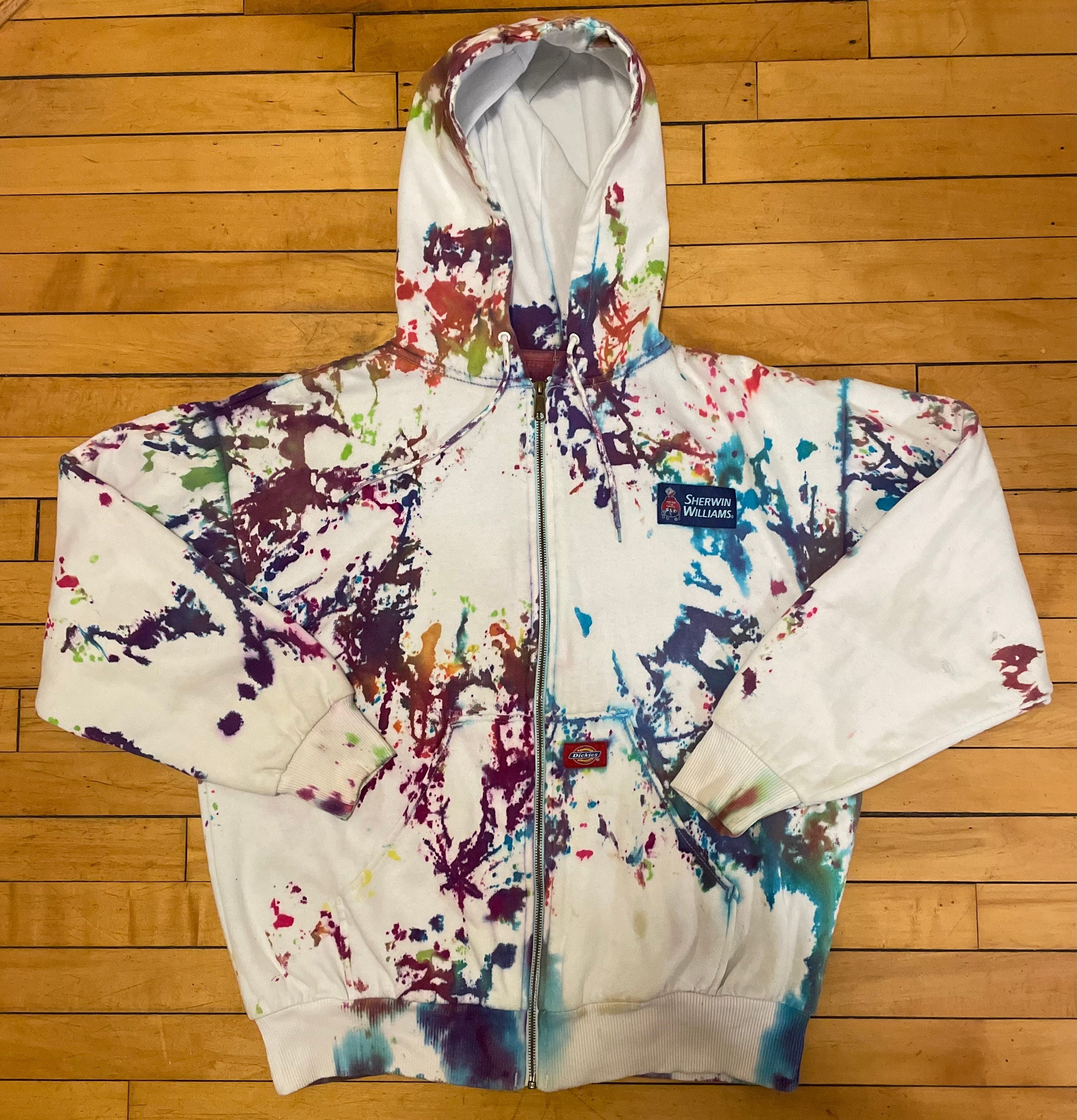 ジャケット・アウター dickies sherwin williams usa vintage old Vintage 90s 1990s Dickies Sherwin Williams Full Zip Paint Splatter