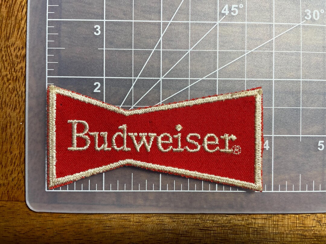Blue Ribbon Beer Embroidered Patch – Iron On / Sew On – New