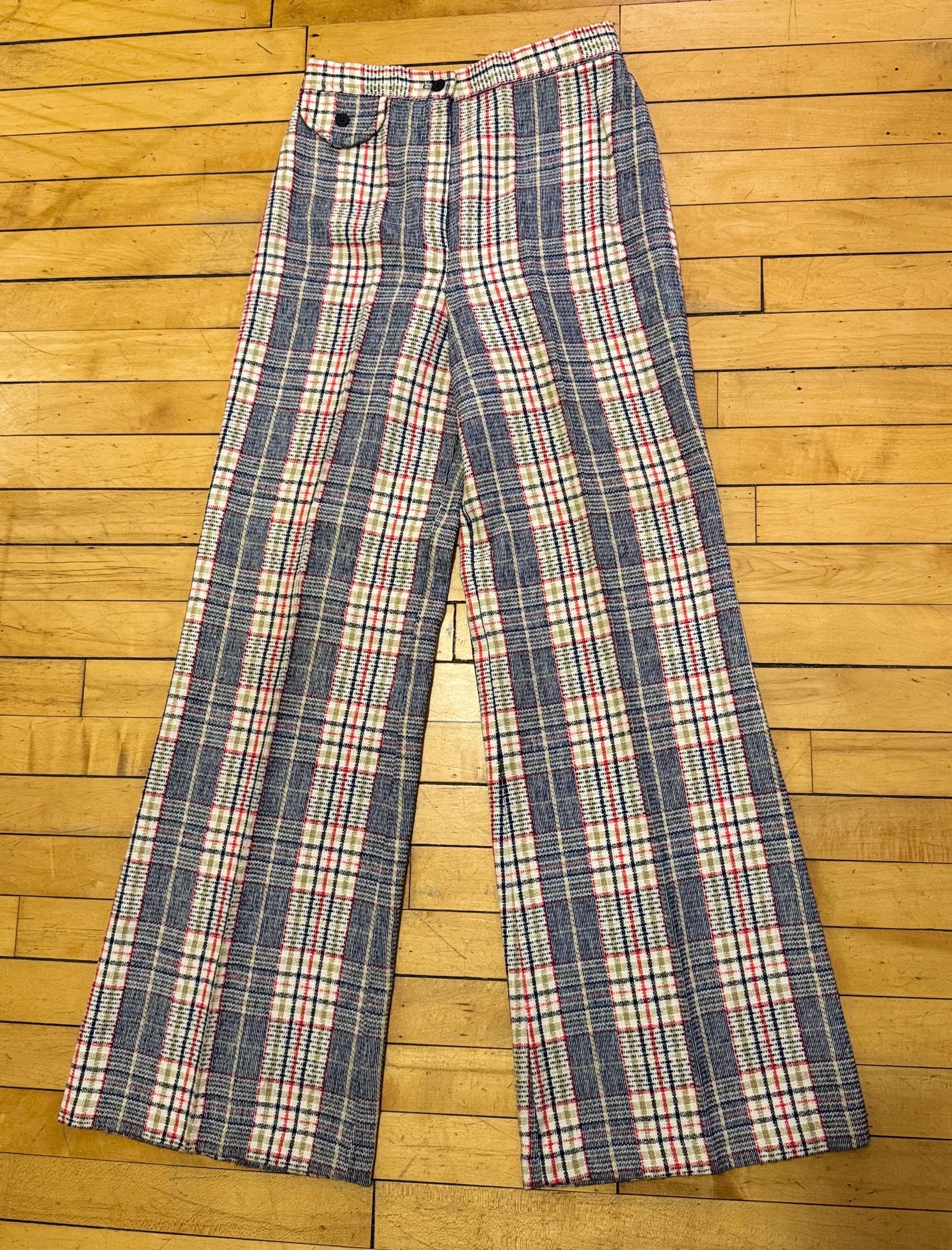 【60s〜】 vintage wide baggy slacks usa 60s Wide Leg Pants - Etsy