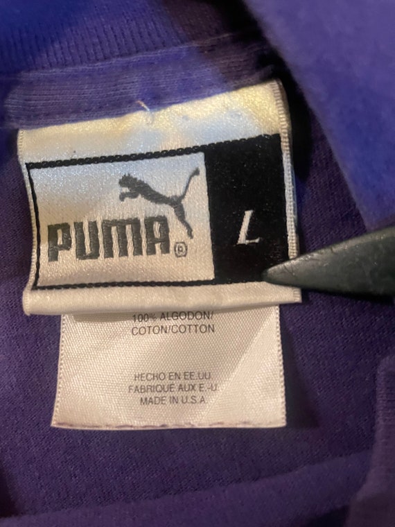 Vintage Y2K Puma NFL Minnesota Vikings Mock Neck … - image 6